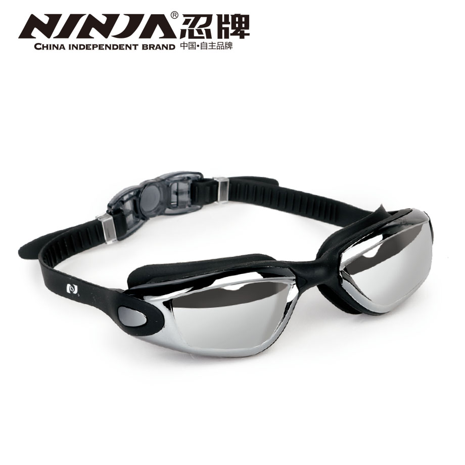 忍牌防霧防水防紫外線電鍍泳鏡NY1003