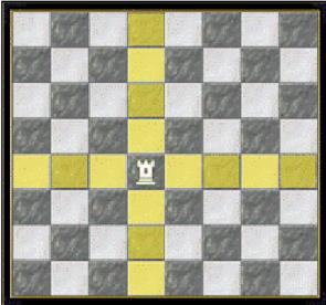 國際象棋車走棋規(guī)則